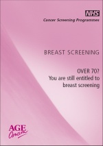 Over 70? You are still entitled to breast screening - PDF format, 467Kb